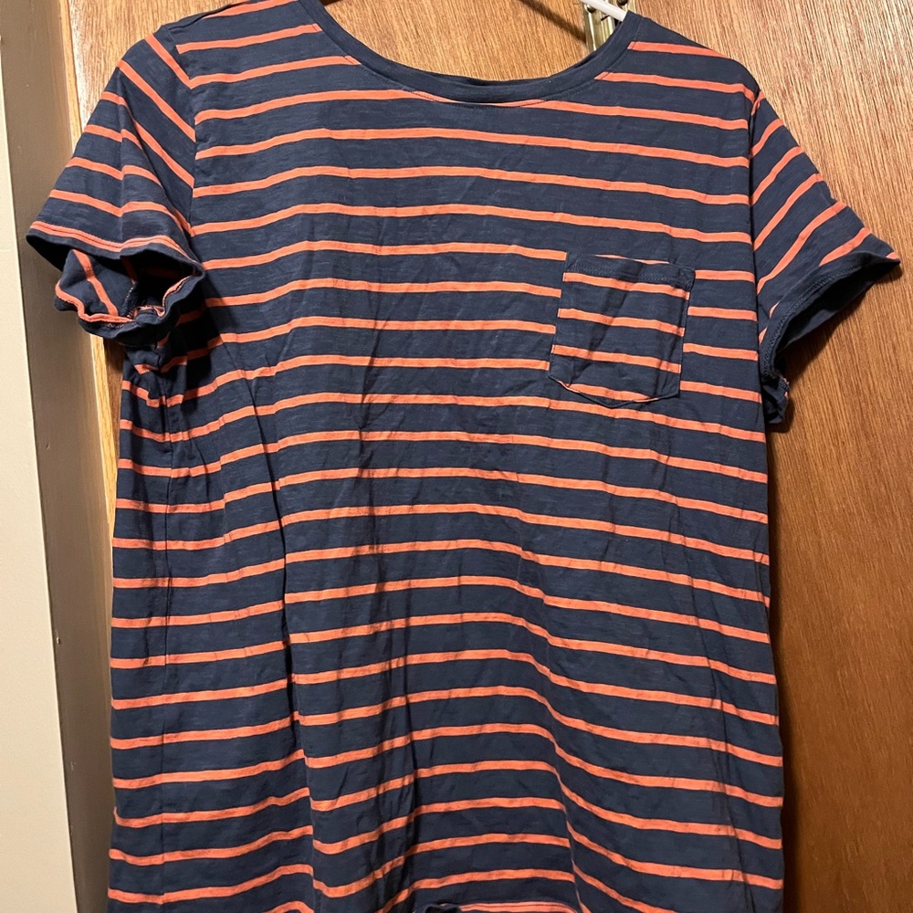 Striped Navy and pink T-Shirt